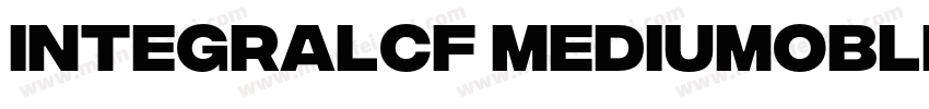 IntegralCF MediumOblique字体转换